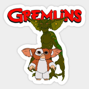 My Gremlin Scribble with Logo Sticker